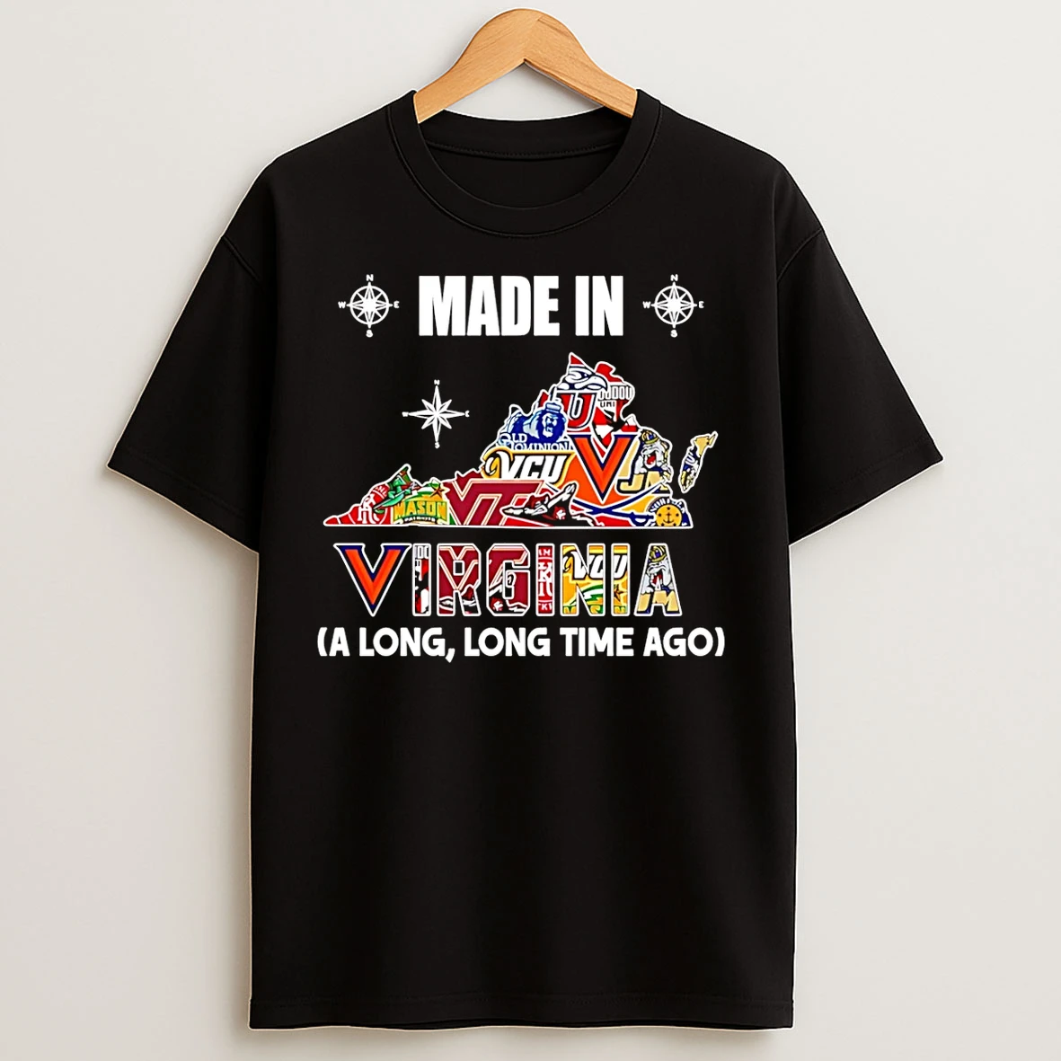 Classic Made In Virginia A Long Long Time Ago State T Shirts