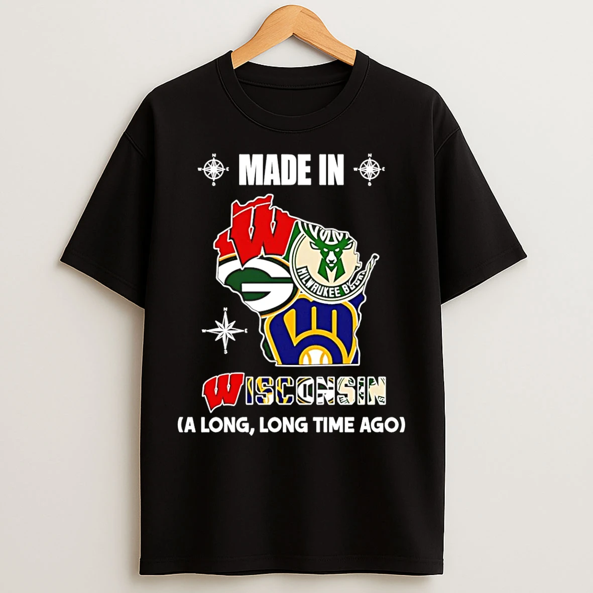 Classic Made In Wisconsin A Long Long Time Ago State T Shirts