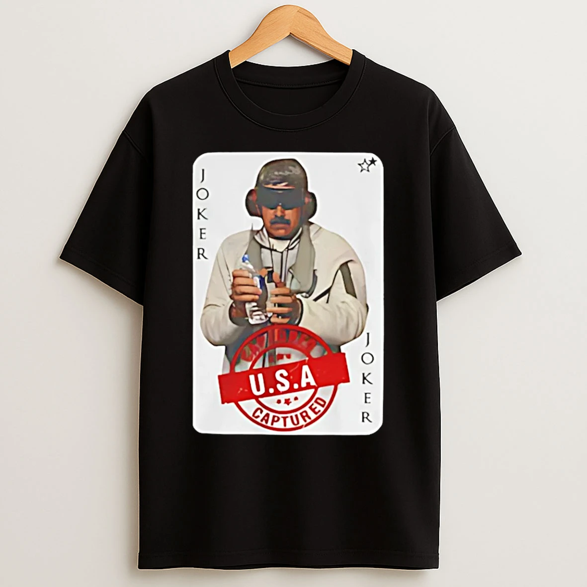 Classic Maduro Captured 2026 Joker Card Venezuela Libre Captured T Shirts