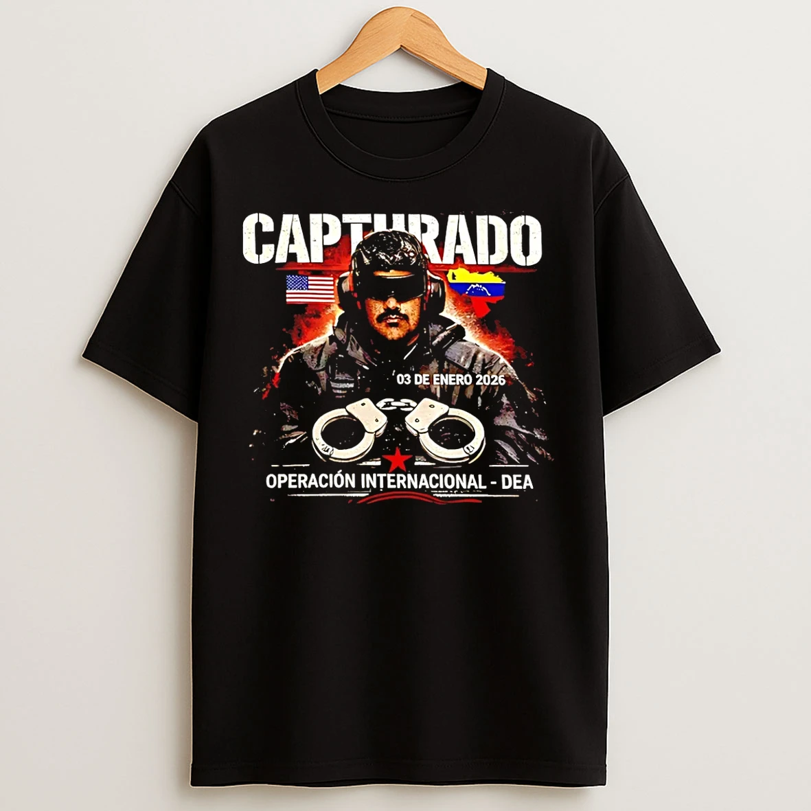 Classic Maduro Captured Operation Internacional Dea T Shirts