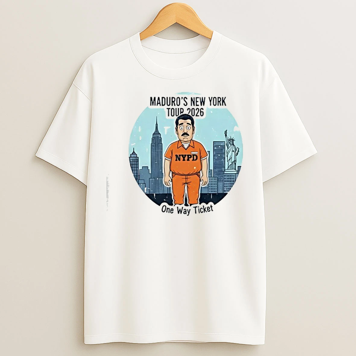 Classic Maduro New York Tour 2026 One Way Ticket T Shirts