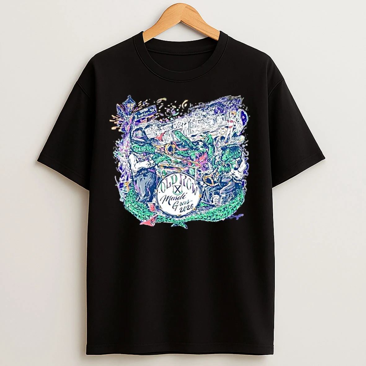 Classic Mardi Gras 2026 Old Row T Shirts