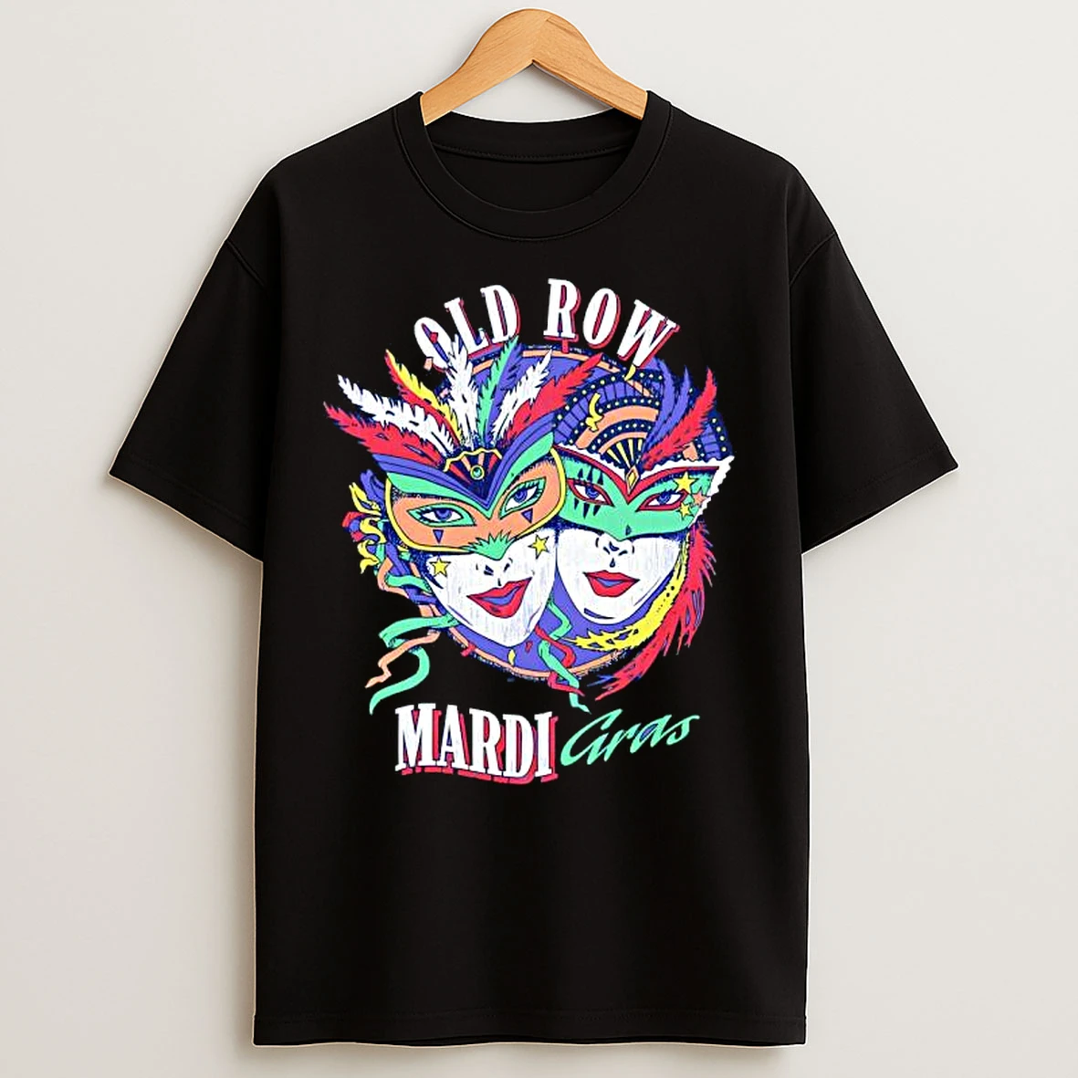 Classic Mardi Gras Masks Old Row T Shirts