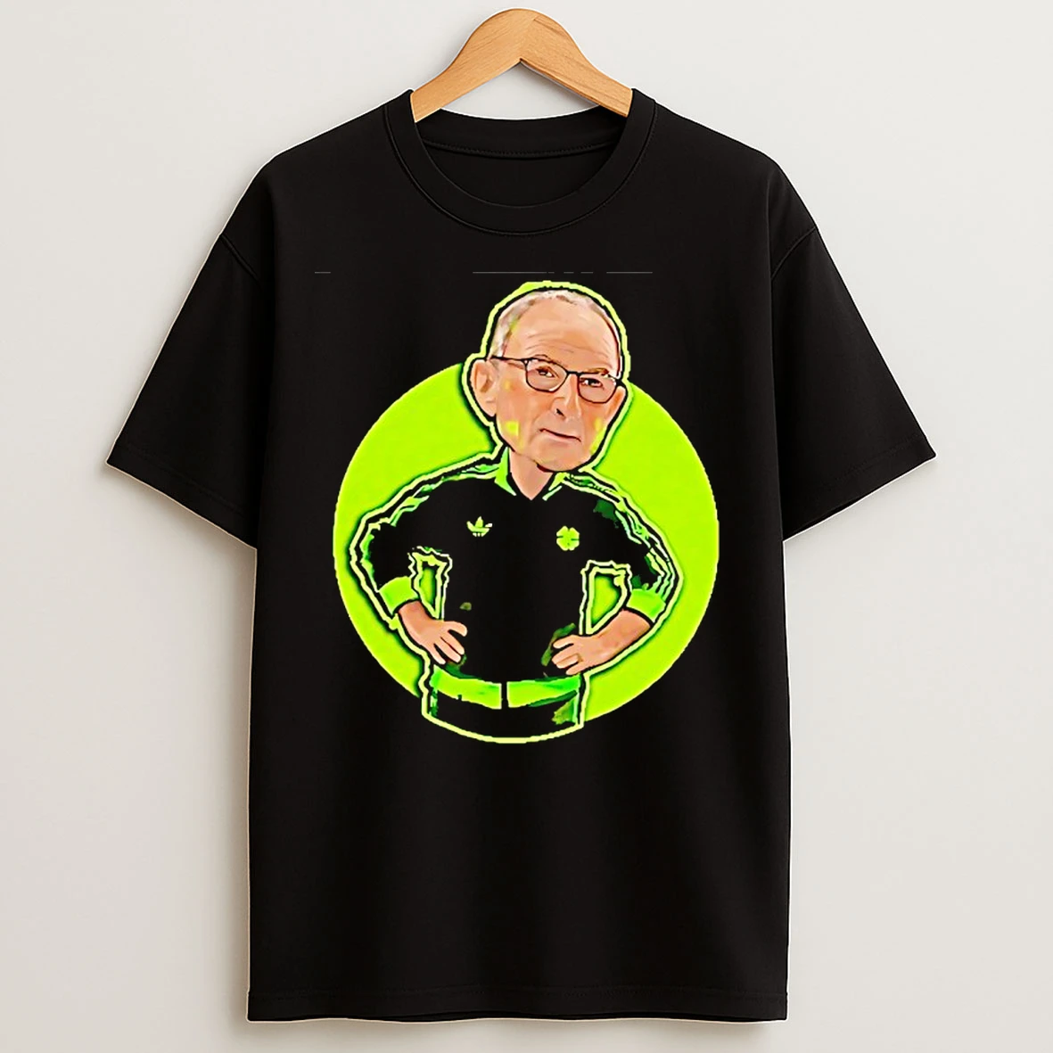 Classic Martin Oneill Coach Celtic Fc T Shirts