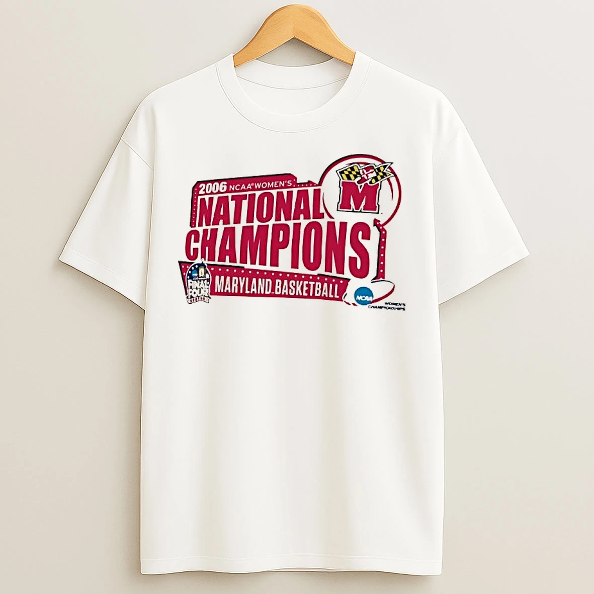 Classic Maryland Terrapins 2006 Ncaa Womens Basketball National Champions T Shirts