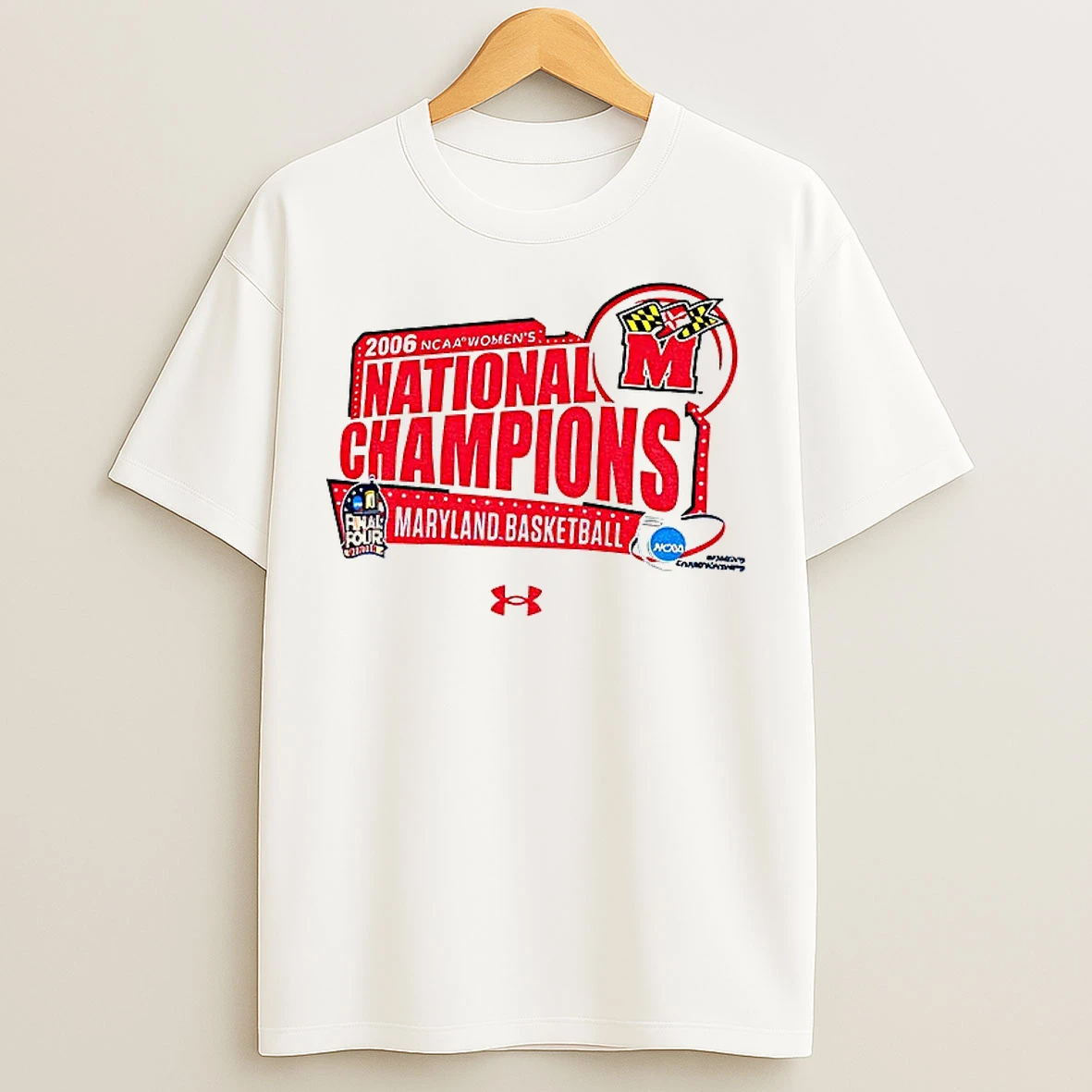 Classic Maryland Terrapins Ncaa Womens Basketball 2006 National Champions T Shirts