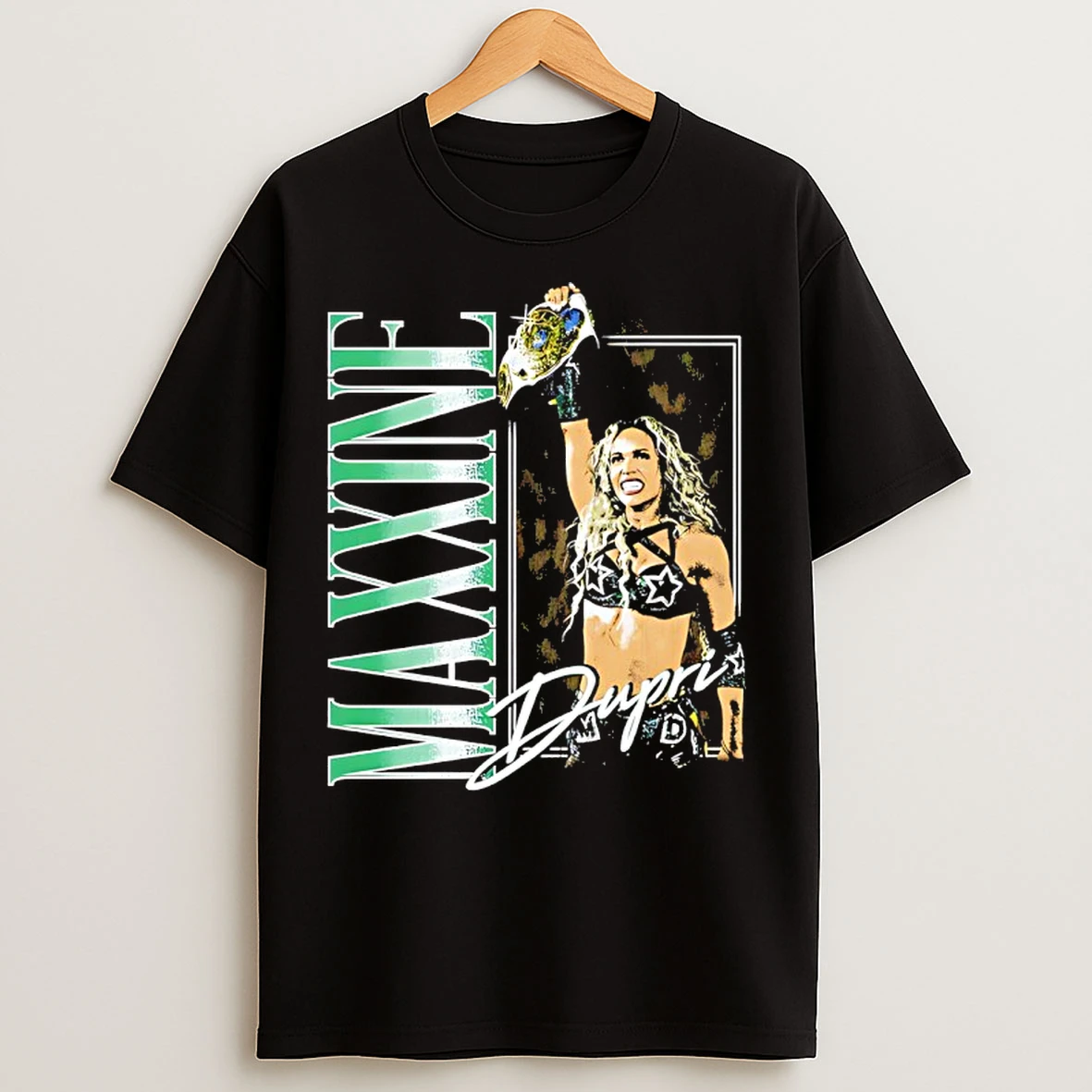 Classic Maxxine Dupri Wwe Womens Intercontinental Champion Vintage T Shirts