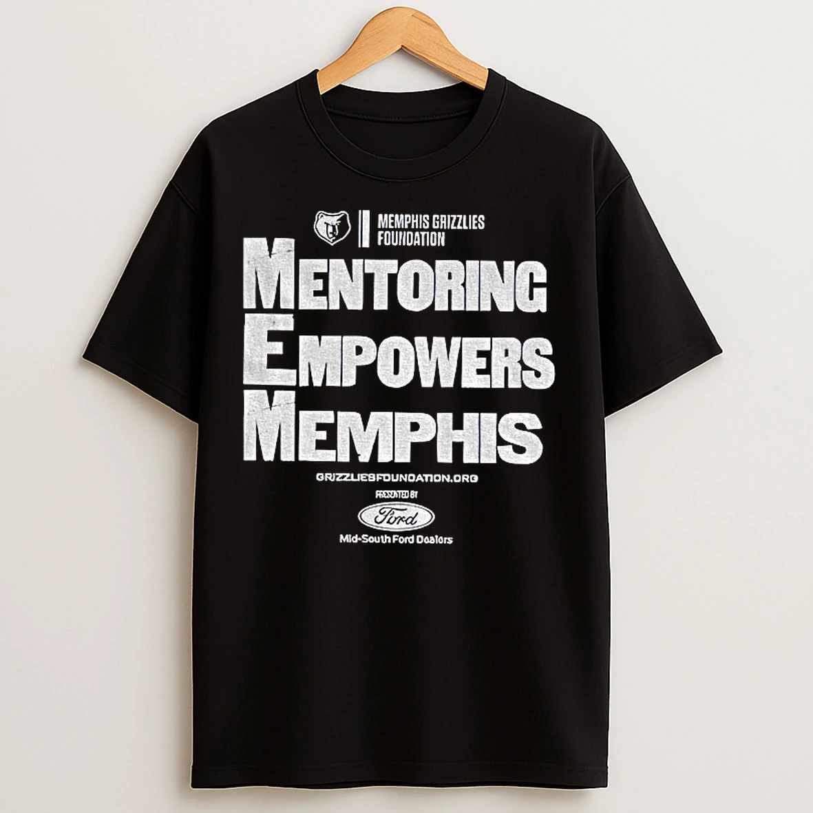 Classic Mentoring Empowers Memphis Memphis Grizzlies Foundation Vintage T Shirts