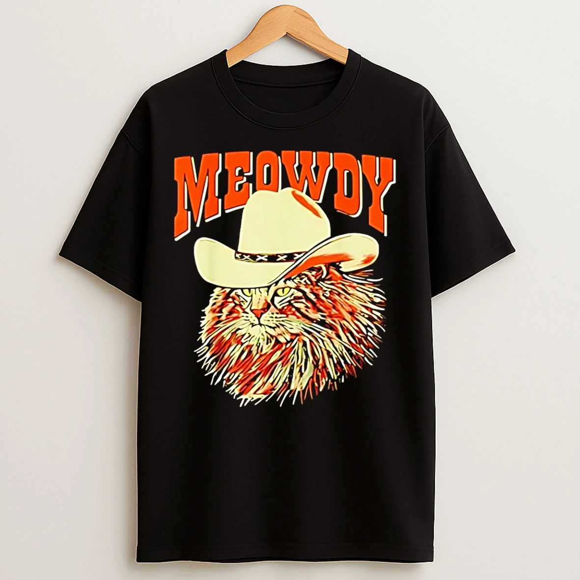 Classic Meowdy Cowboy Cat T Shirts