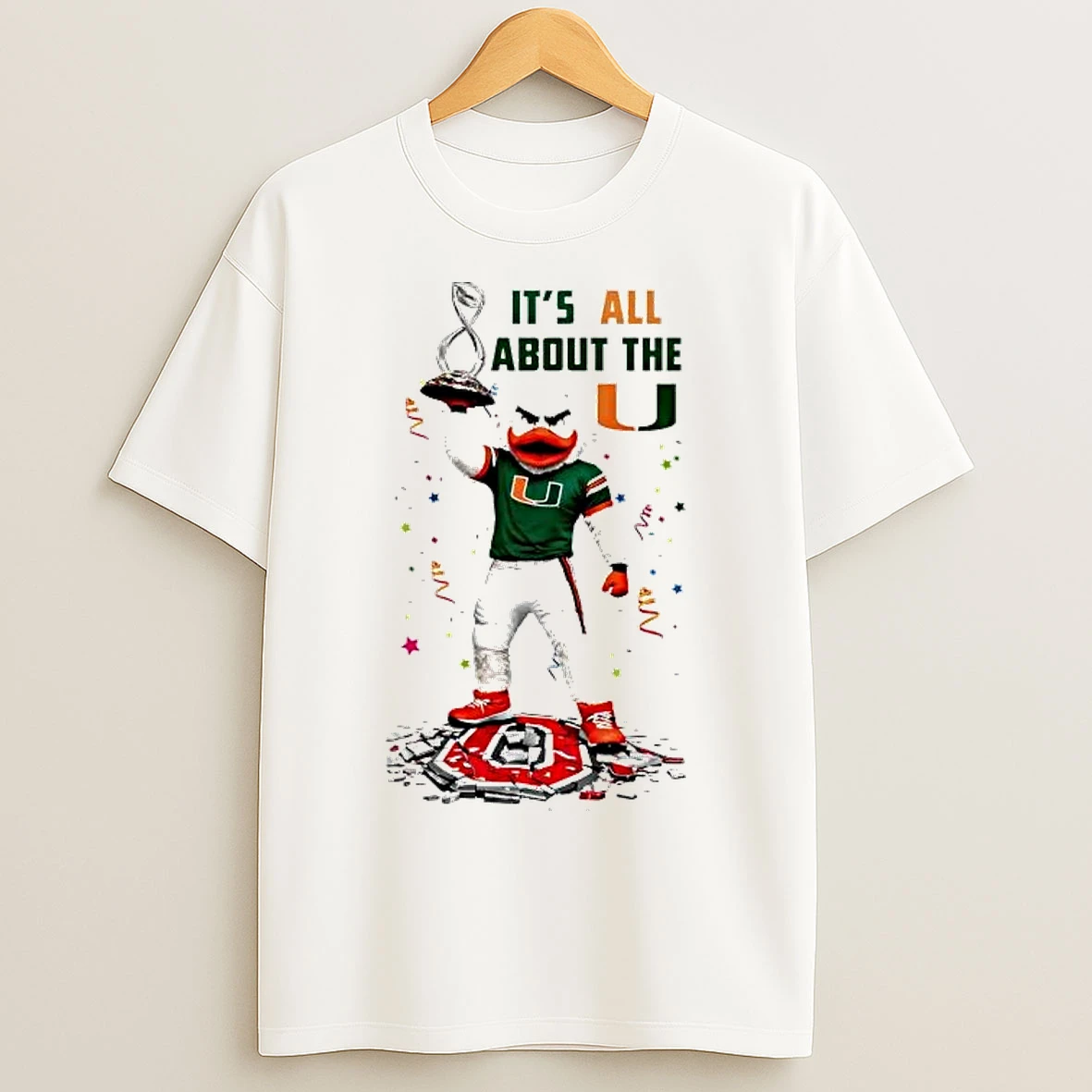 Classic Miami Hurricanes 2025 Cotton Bowl Champions Its All About The U T Shirts