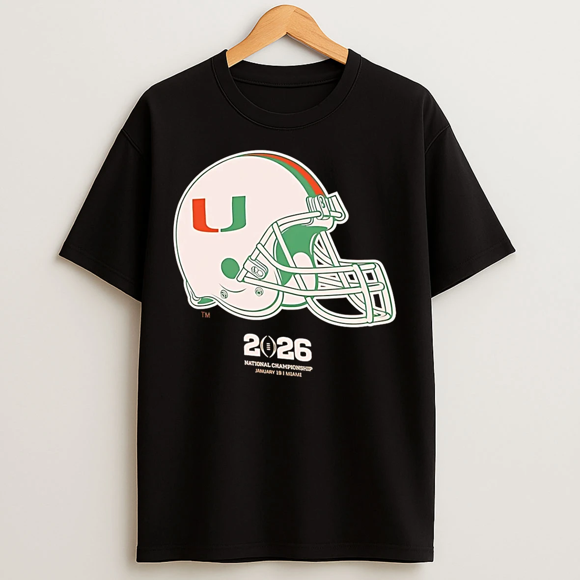 Classic Miami Hurricanes 2026 National Championship Helmet Classic T Shirts