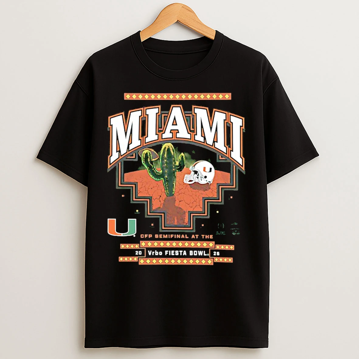 Classic Miami Hurricanes Cfp Semifinal At The 2026 Fiesta Bowl Vintage T Shirts