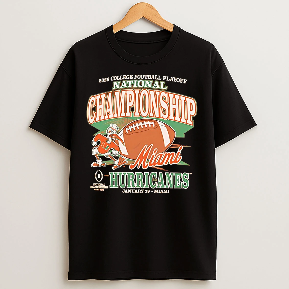 Classic Miami Hurricanes College Football Playoff 2026 National Championship T Shirts