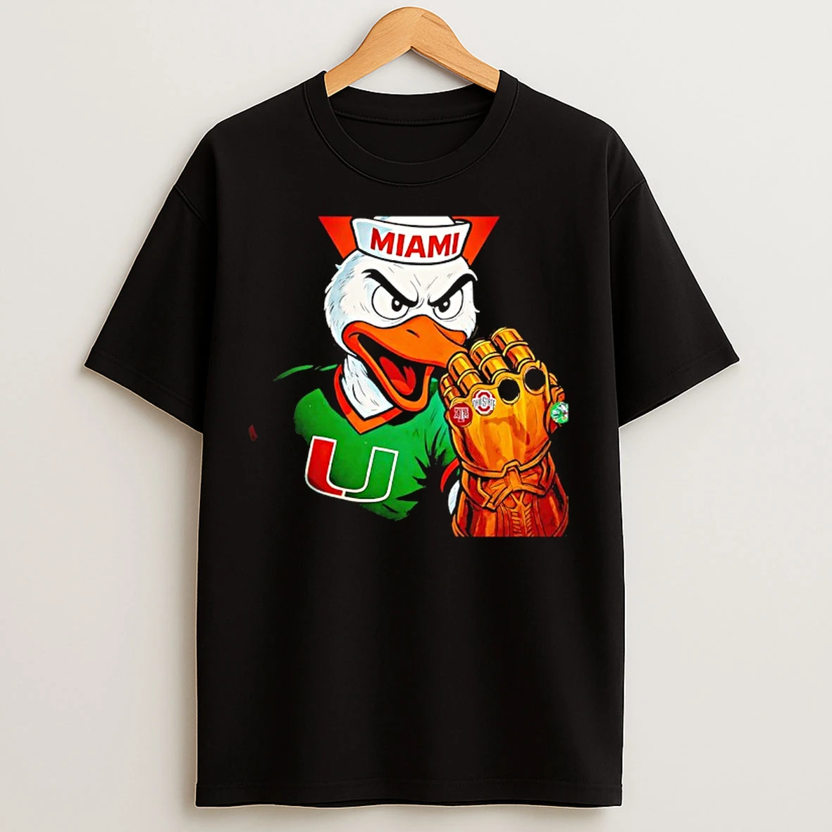 Classic Miami Hurricanes Beat Texas Am Aggies Ohio State Buckeyes And Notre Dame Fighting Irish T Shirts