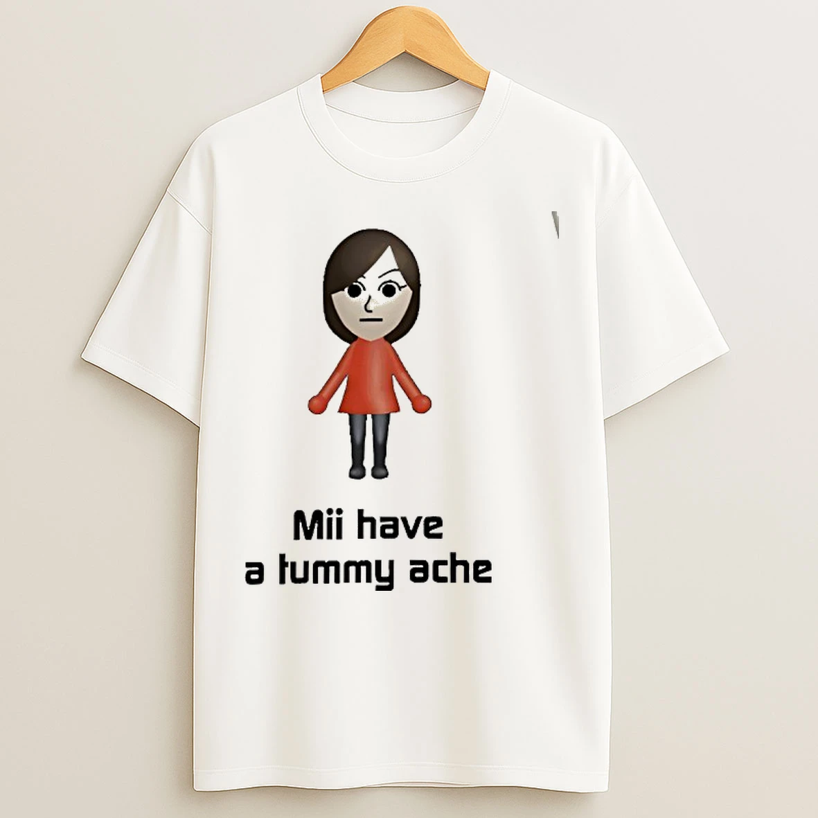 Classic Mii Have A Tummy Ache T Shirts