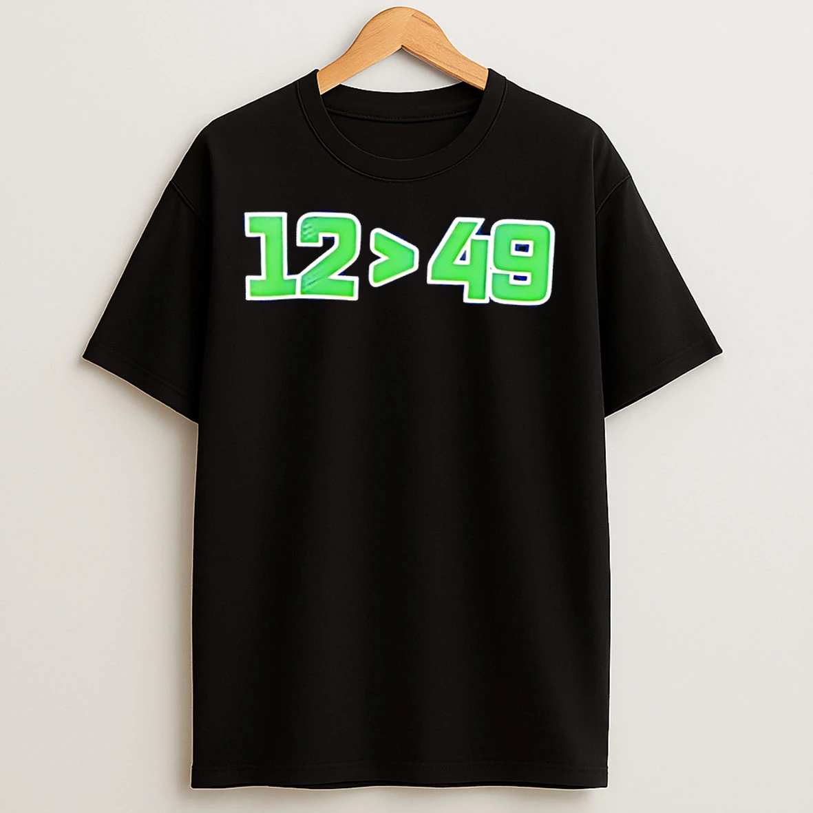 Classic Mike Macdonald Seattle Seahawks 12 Is Greater Than 49 T Shirts