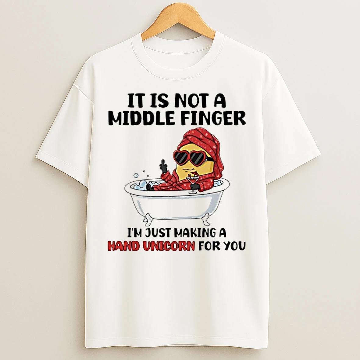 Classic Minion It Is Not A Middle Finger Im Just Making A Hand Unicorn For You T Shirts