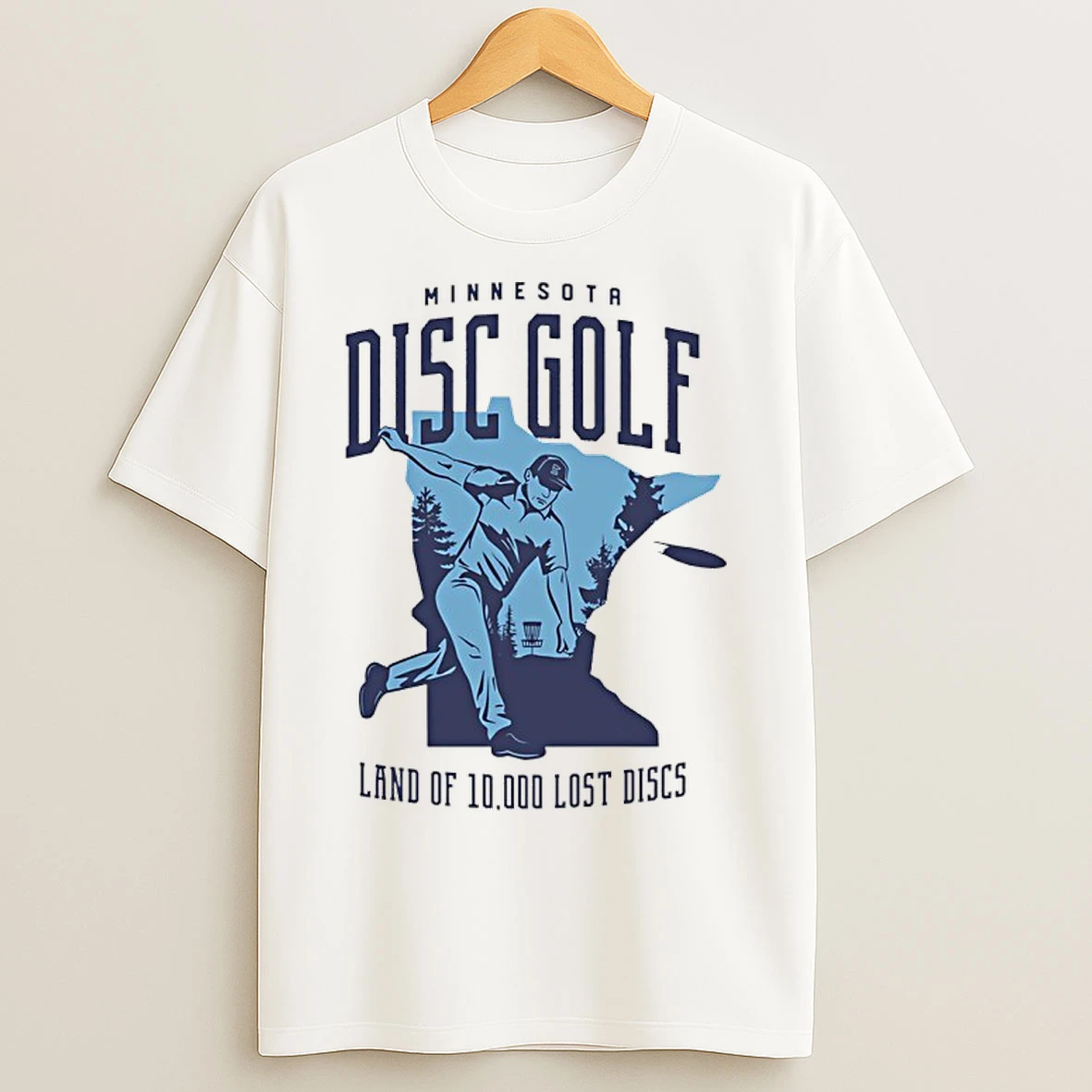 Classic Minnesota Disc Golf Land Of 10000 Lost Discs T Shirts