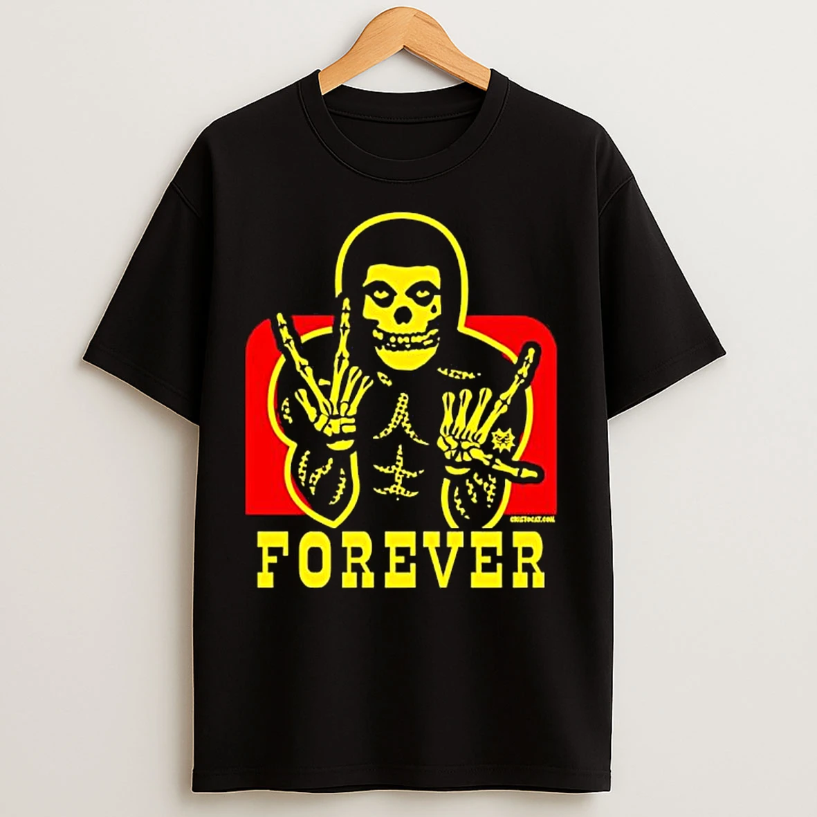 Classic Misfits Forever Skeleton T Shirts
