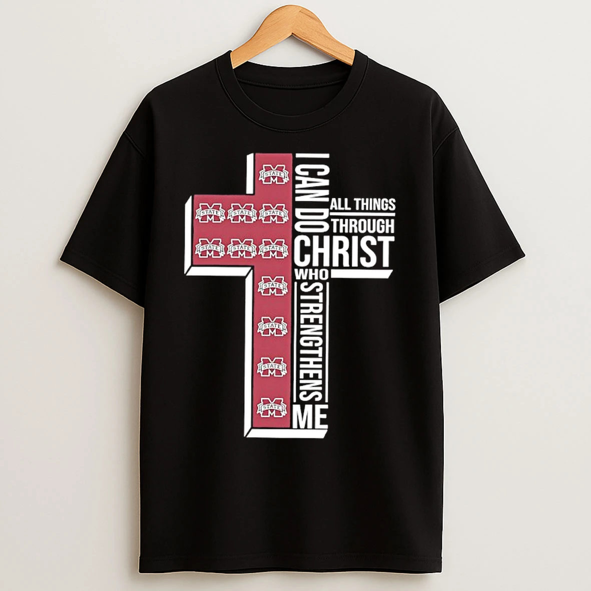 Classic Mississippi State Womens Basketball I Can All Things Do Through Christ Who Strengthens Me T Shirts