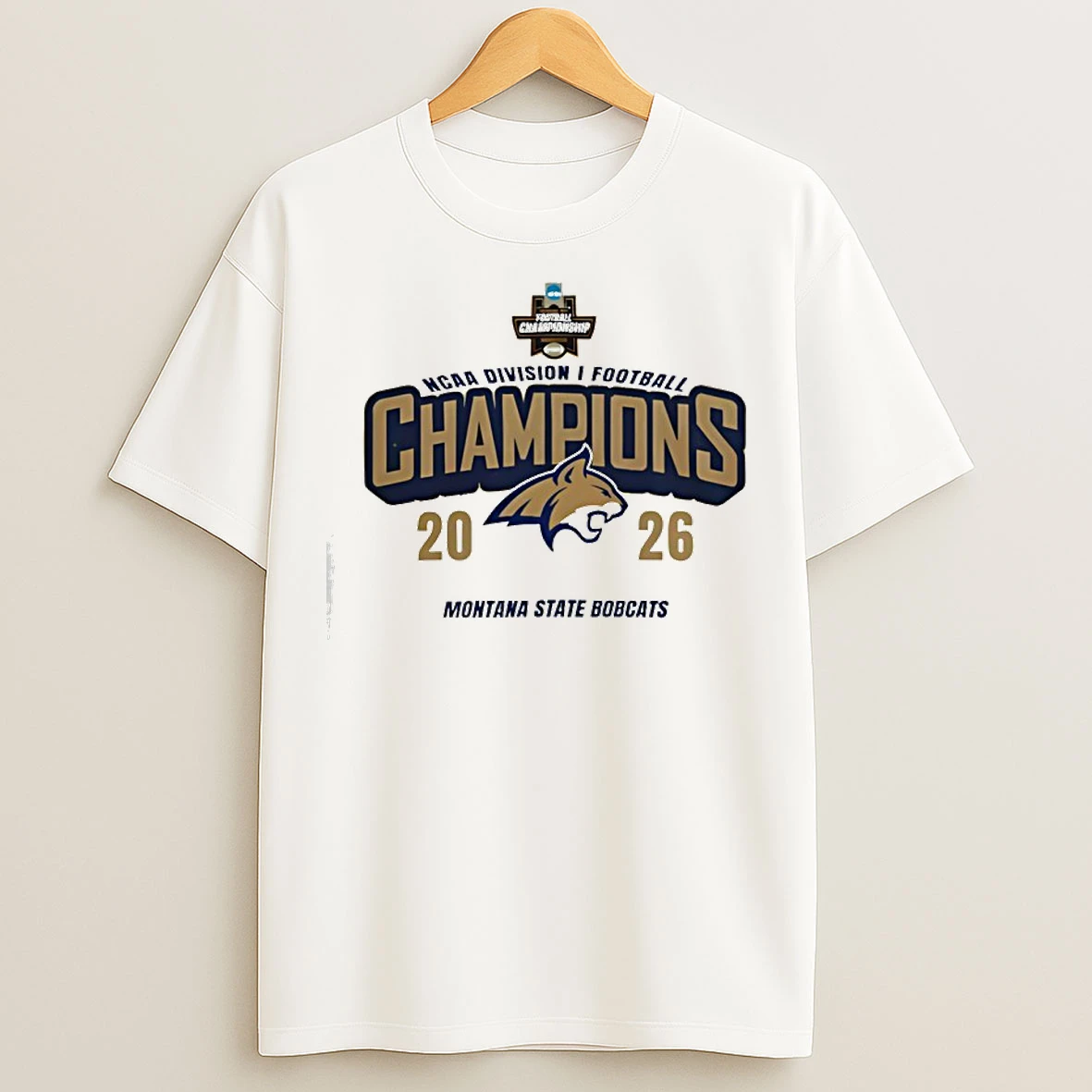 Classic Montana State Bobcats 2025 Ncaa Fcs Football National Champions T Shirts