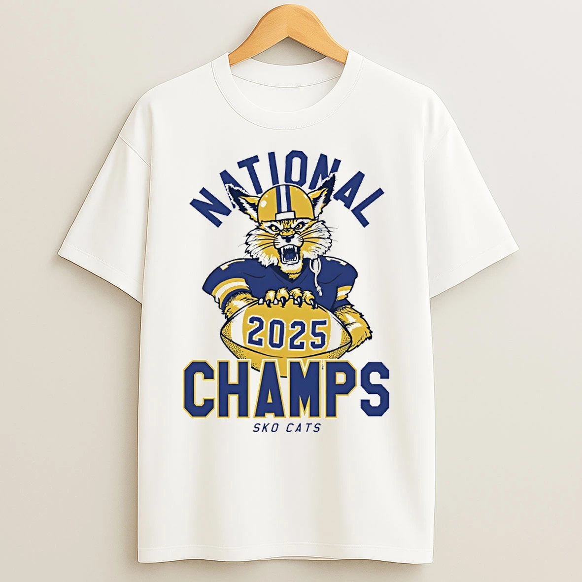 Classic Montana State Bobcats National Champs 2025 Ncaa Division I Football T Shirts