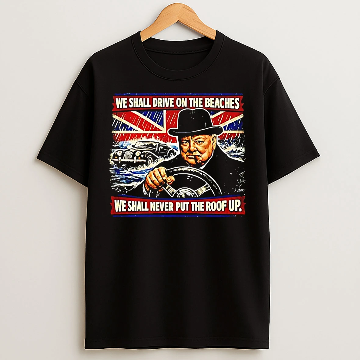 Classic Morgan We Shall Drive On The Beaches T Shirts