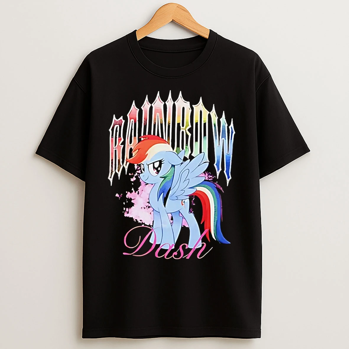 Classic My Little Pony Rainbow Dash Mineral Wash T Shirts