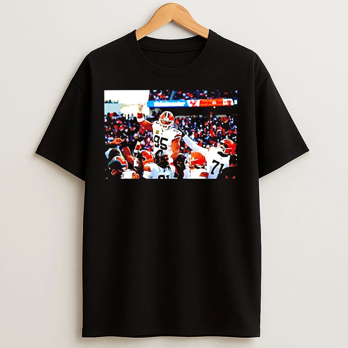 Classic Myles Garrett Cleveland Browns Nfl Sacks Record Celebration T Shirts