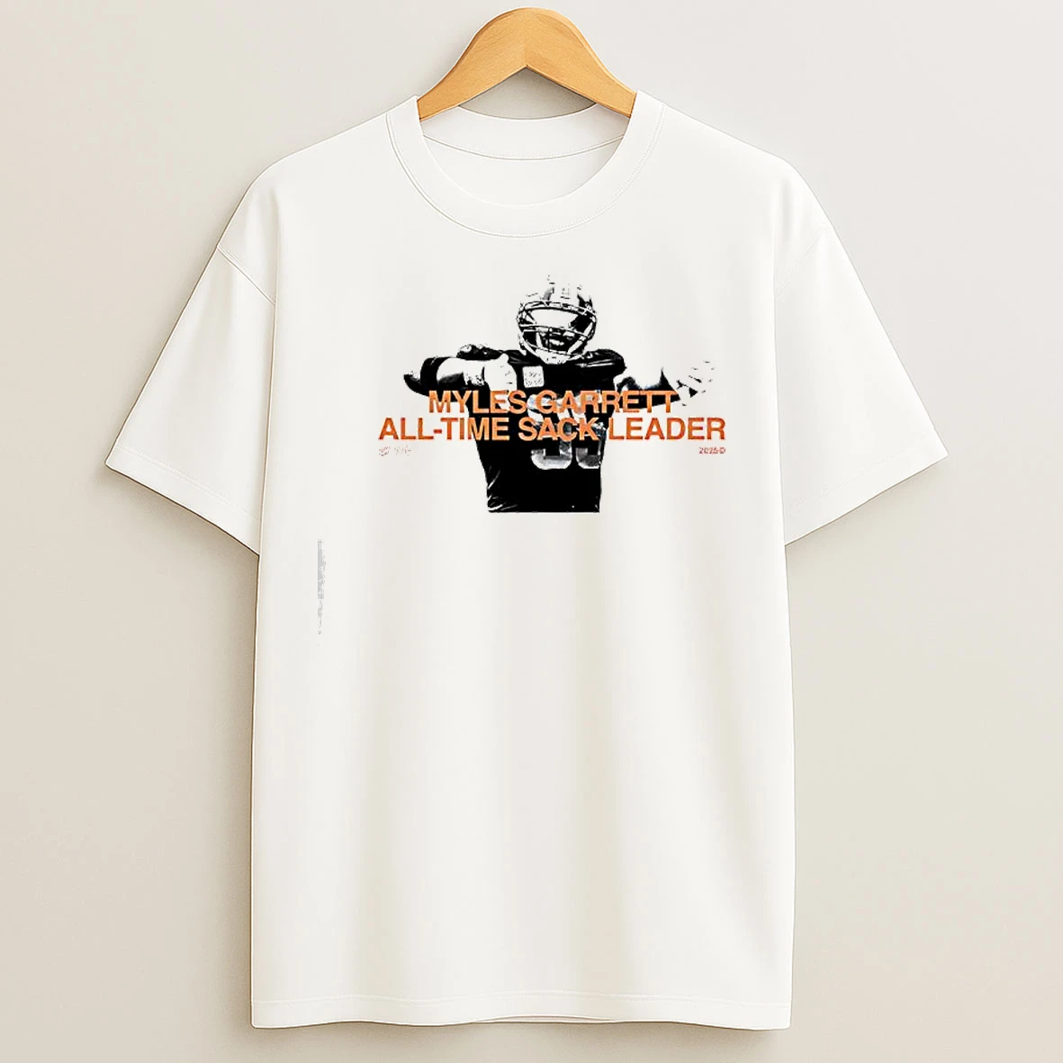 Classic Myles Garrett Sack Record All Time Season T Shirts