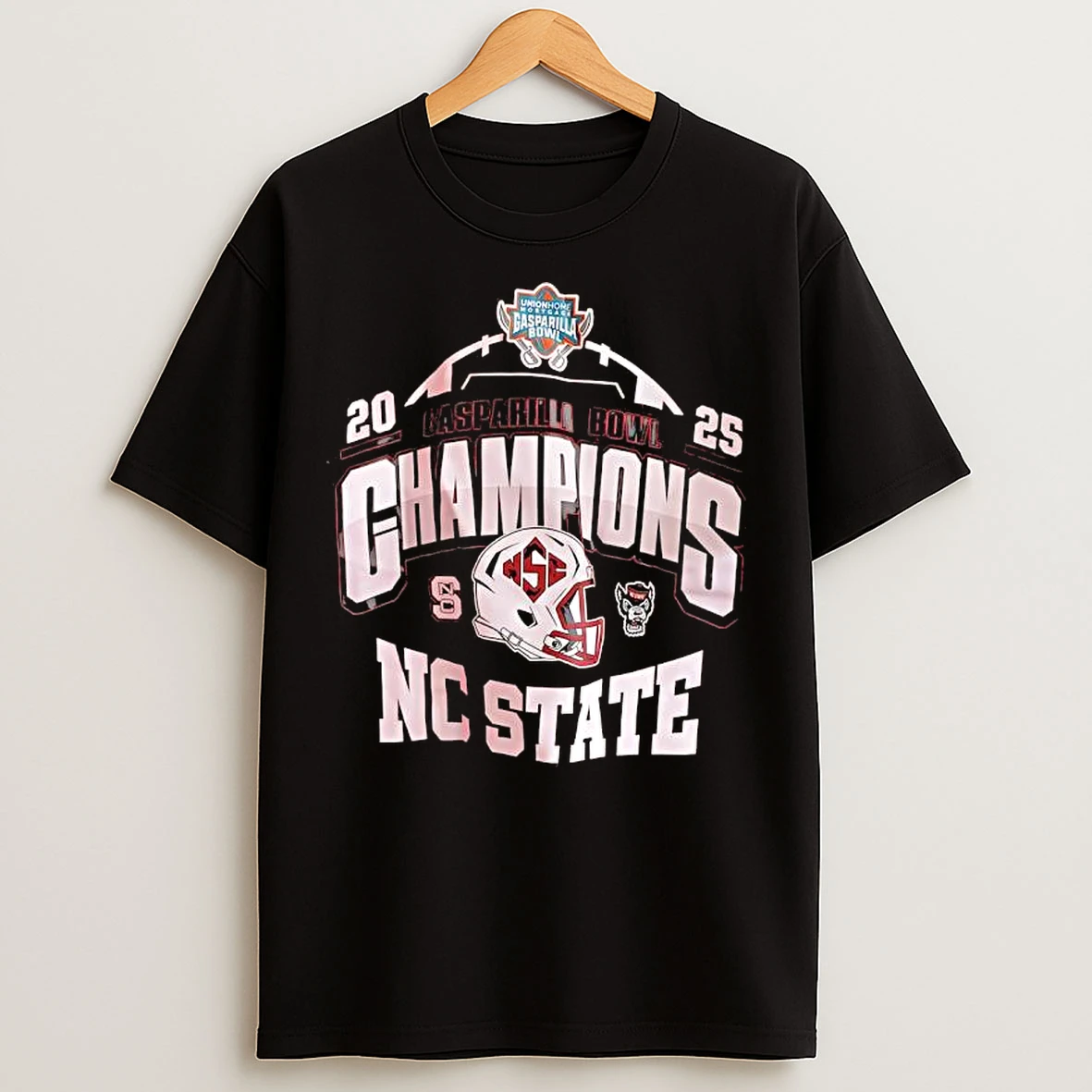 Classic Nc State 2025 Gasparilla Bowl Champions T Shirts