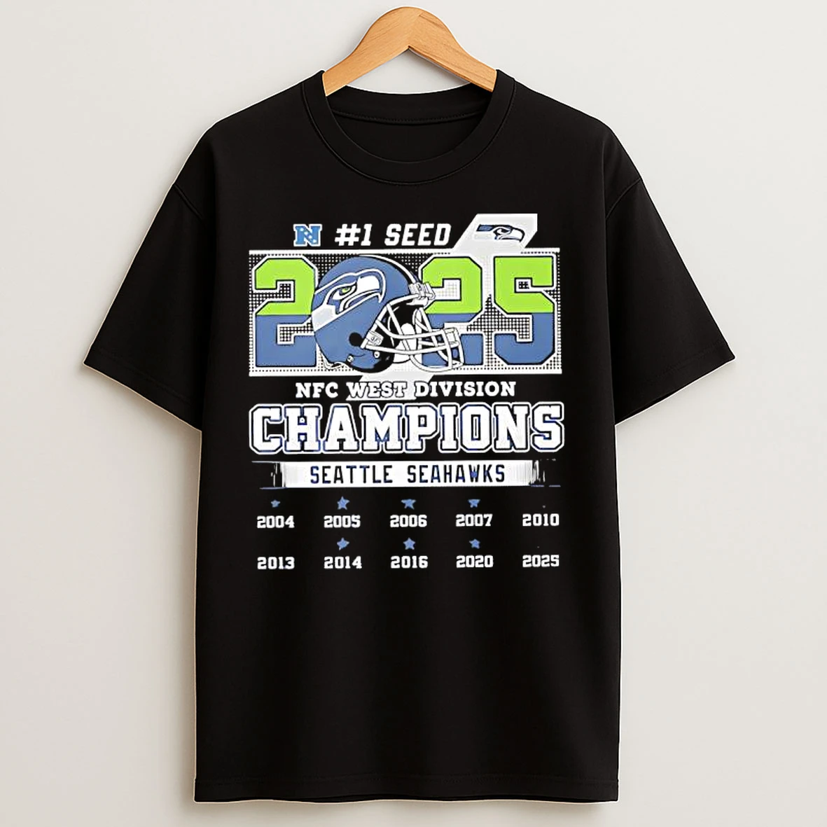 Classic Nfc West Division Champions Seattle Seahawks 2025 Legends T Shirts