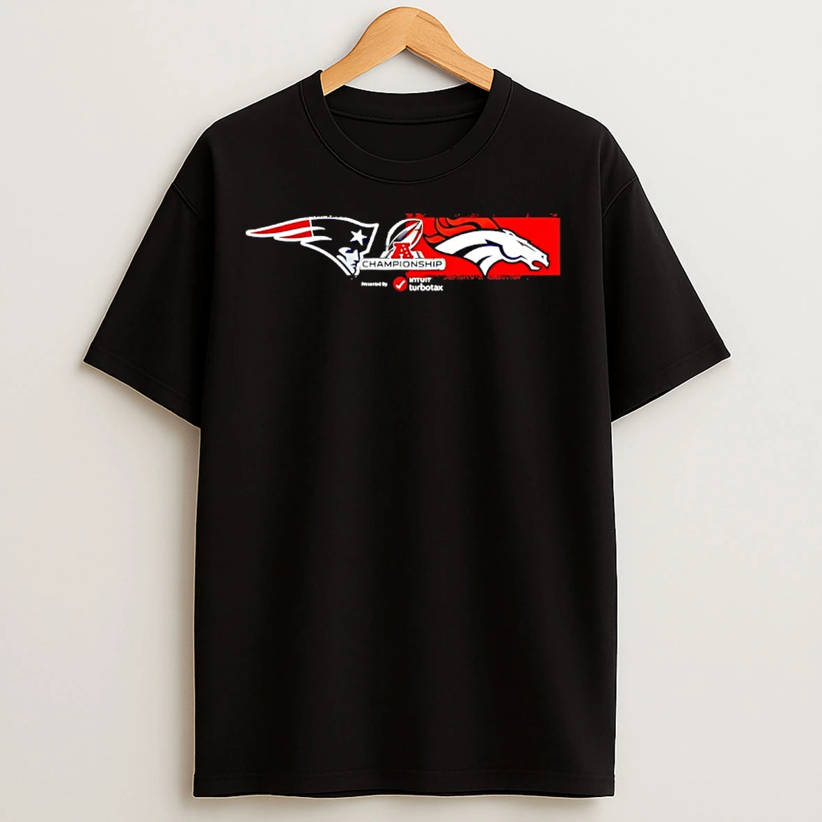 Classic Nfl Afc Championship 2026 Matchup New England Patriots Vs Denver Broncos Logo T Shirts
