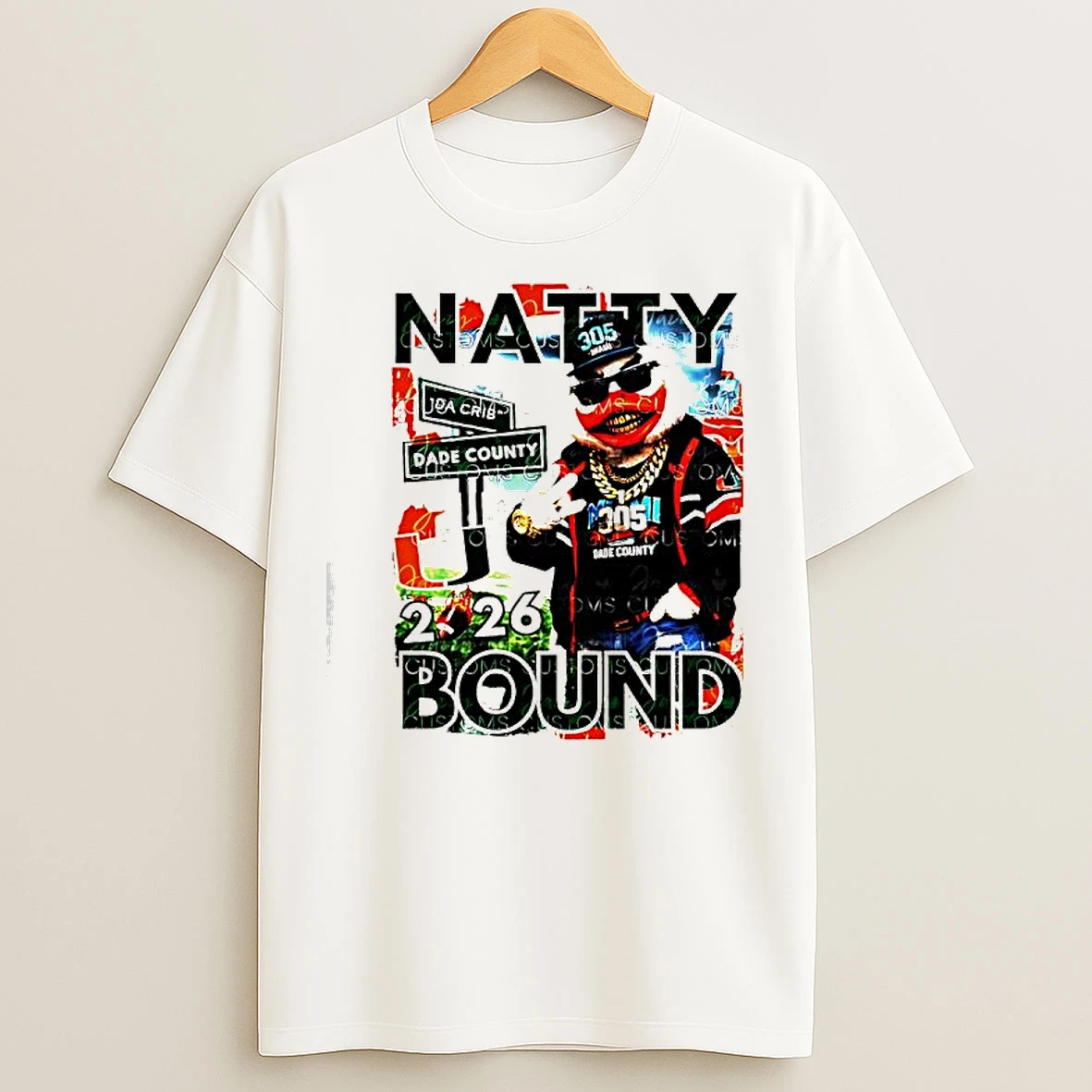 Classic Natty Bound 2026 Miami Hurricanes Sebastian The Ibis Mascot Dade Country Da Crib T Shirts