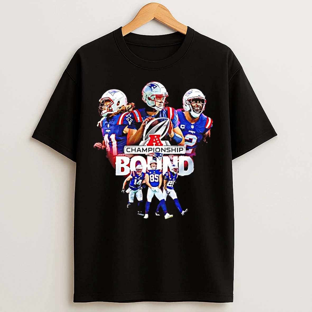 Classic New England Patriots Football 2026 Afc Championship Bound T Shirts