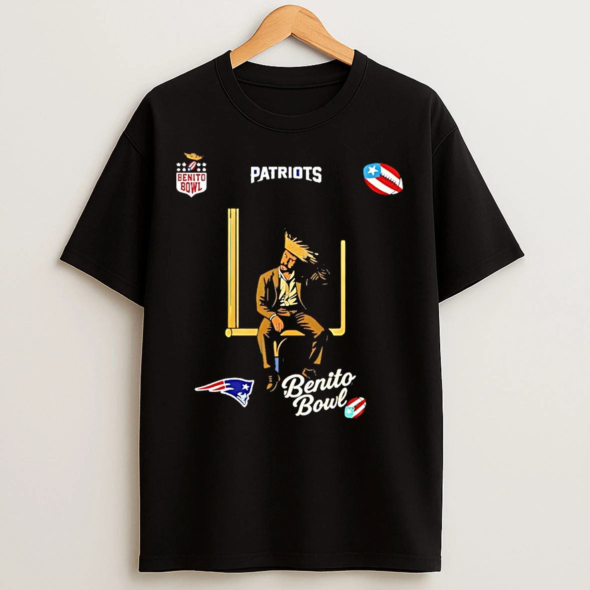 Classic New England Patriots X Bad Bunny 2026 Super Bowl Lx Halftime Show T Shirts