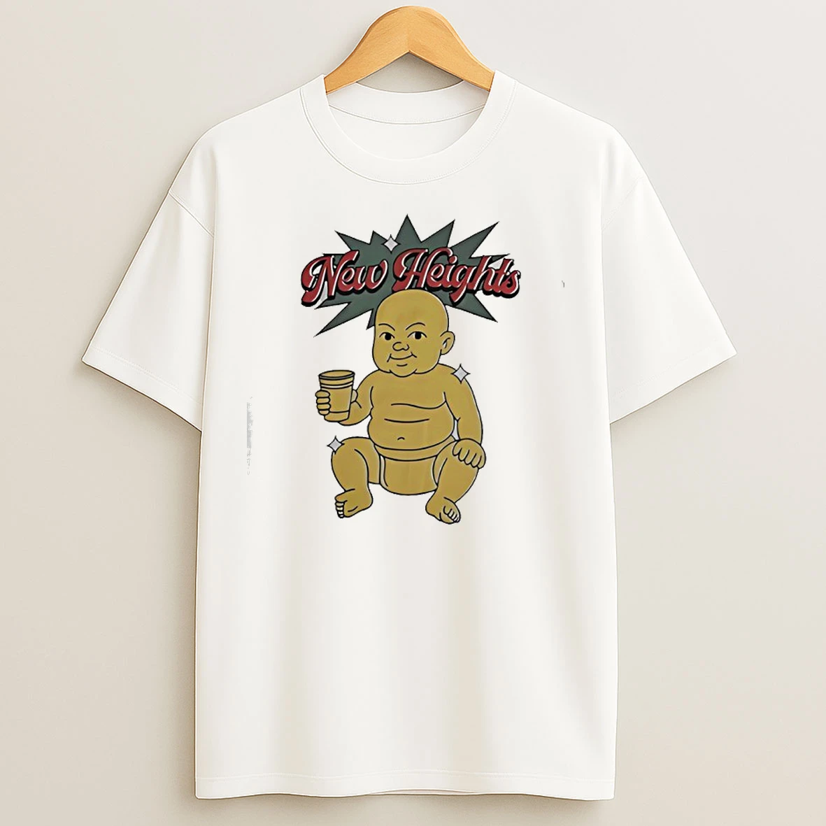 Classic New Heights With Jason Travis Kelce Lombaby Graphic T Shirts