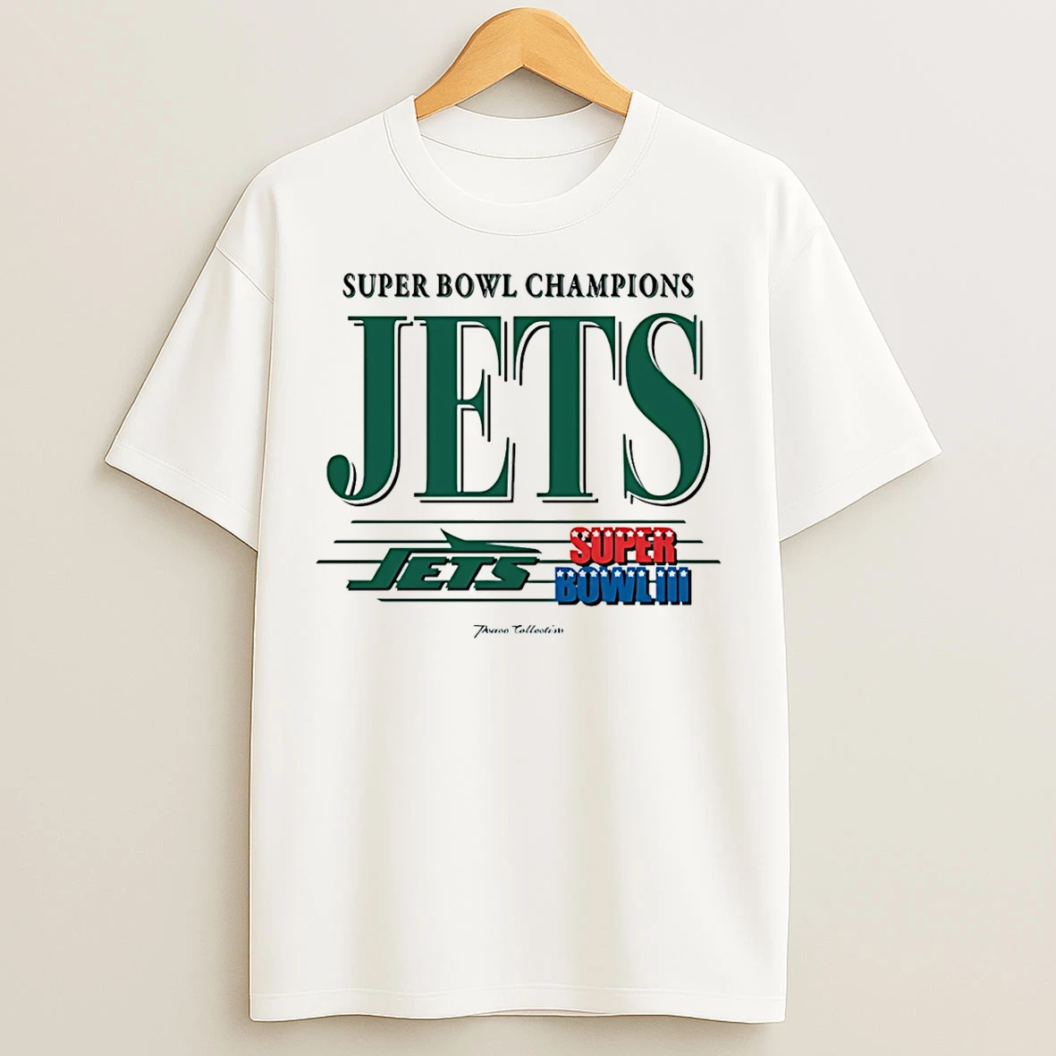 Classic New York Jets Super Bowl Champions Iii Vintage T Shirts