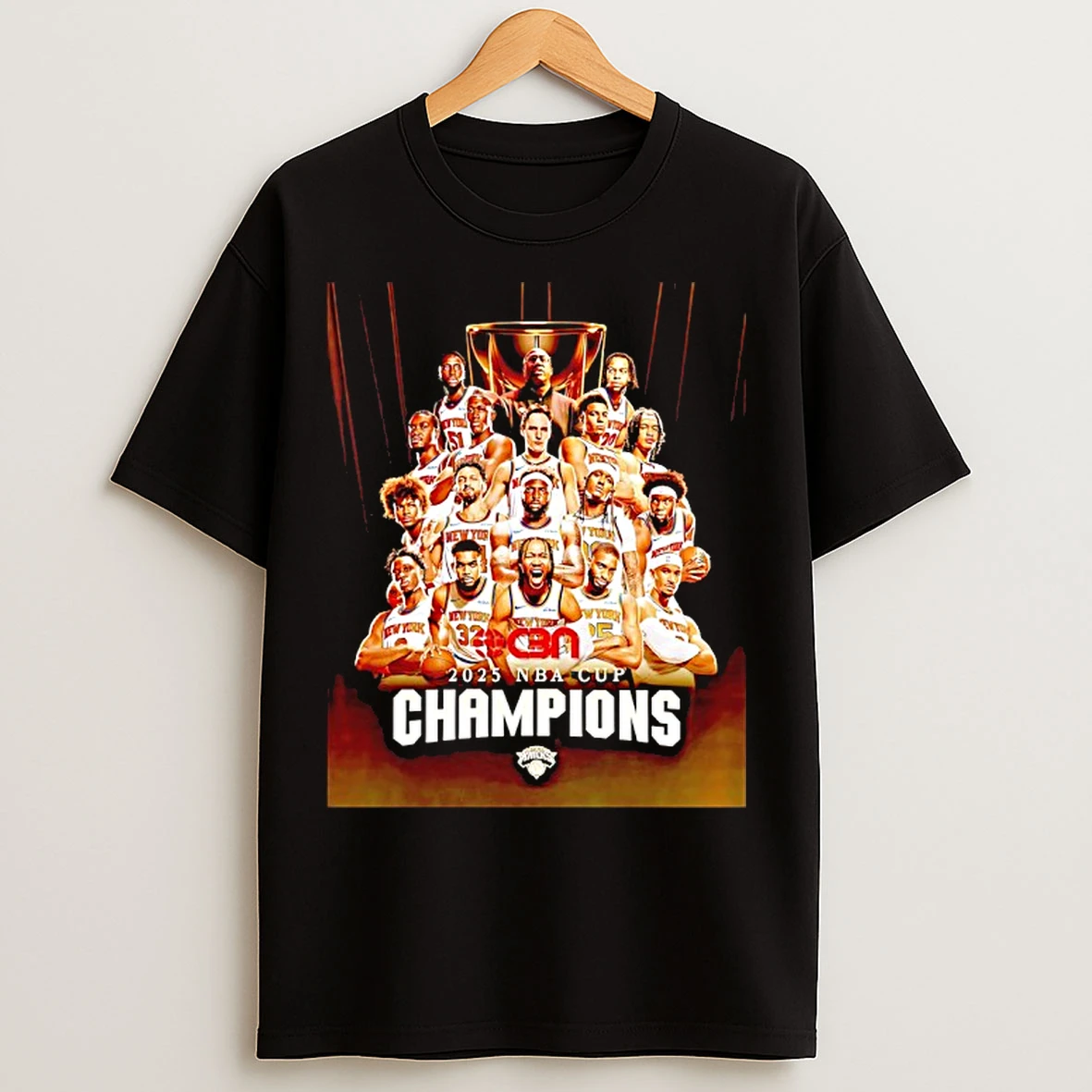 Classic New York Knicks Nba Cup Champions 2025 T Shirts