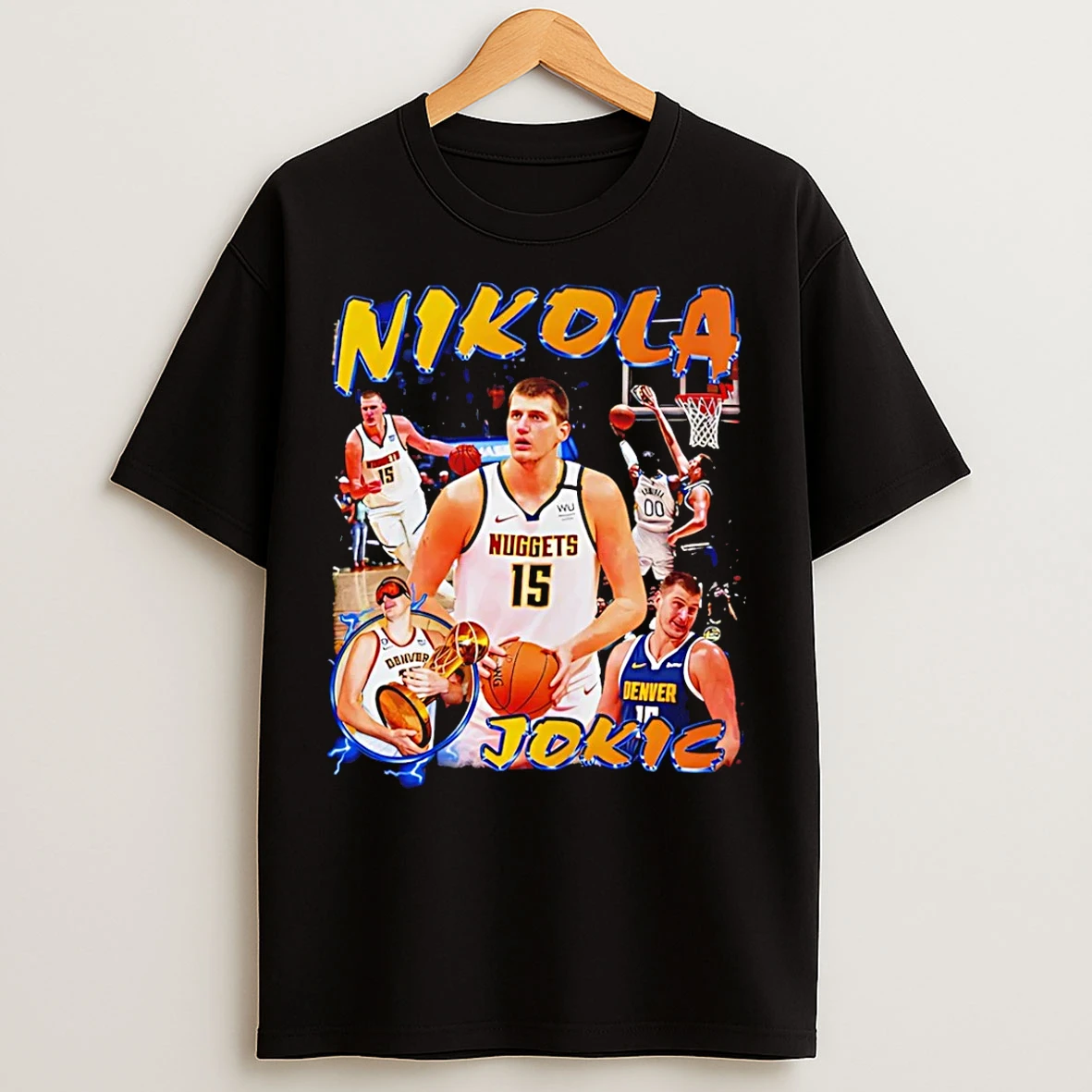 Classic Nicola Jokic Nikola Jokic Denver Nuggets Graphic T Shirts