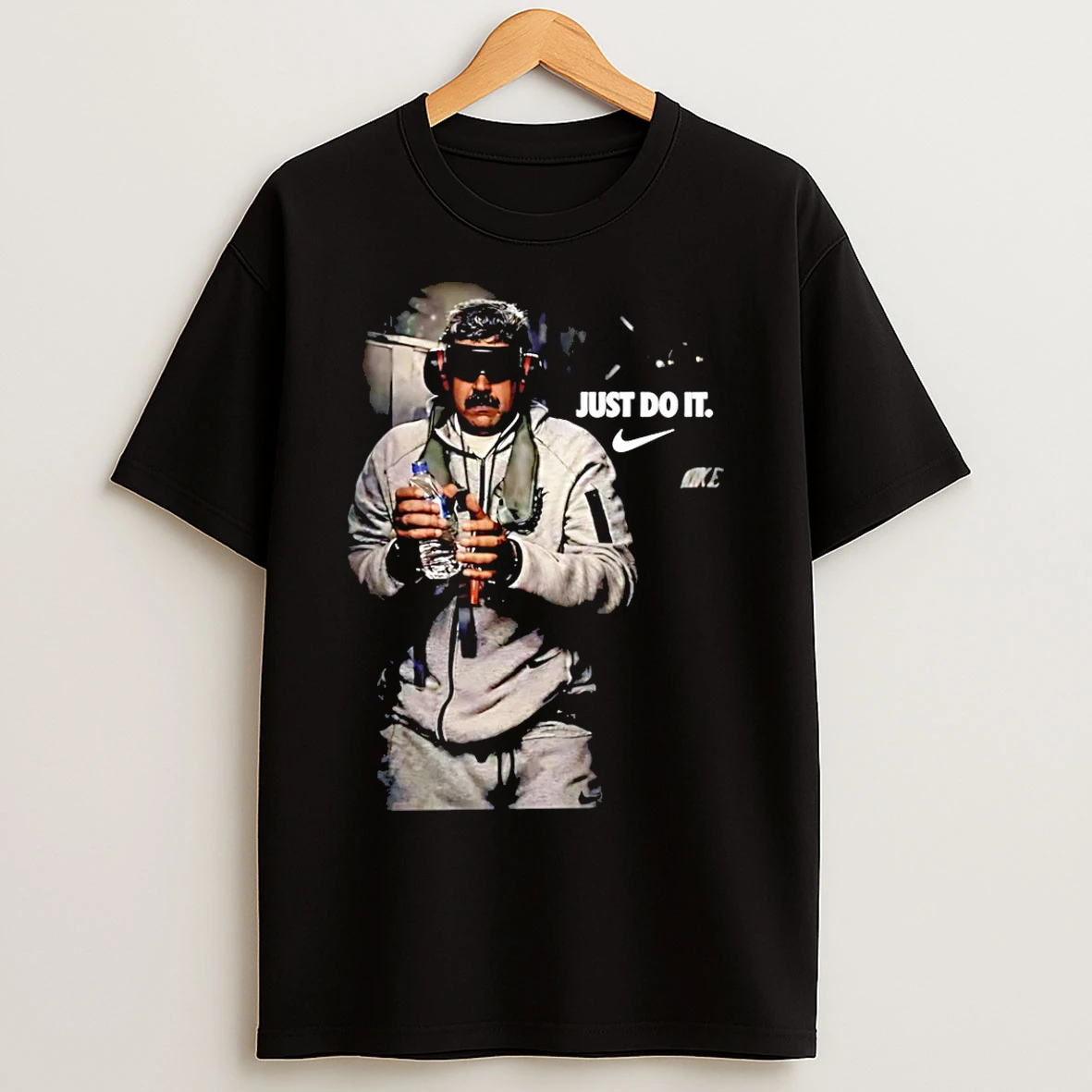 Classic Nicolas Maduro Just Do It Logo Retro T Shirts