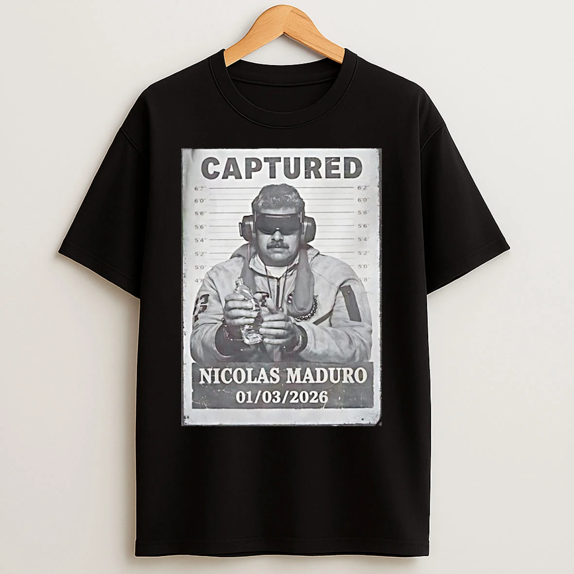 Classic Nicolas Maduro Mugshot Captured Graphic T Shirts