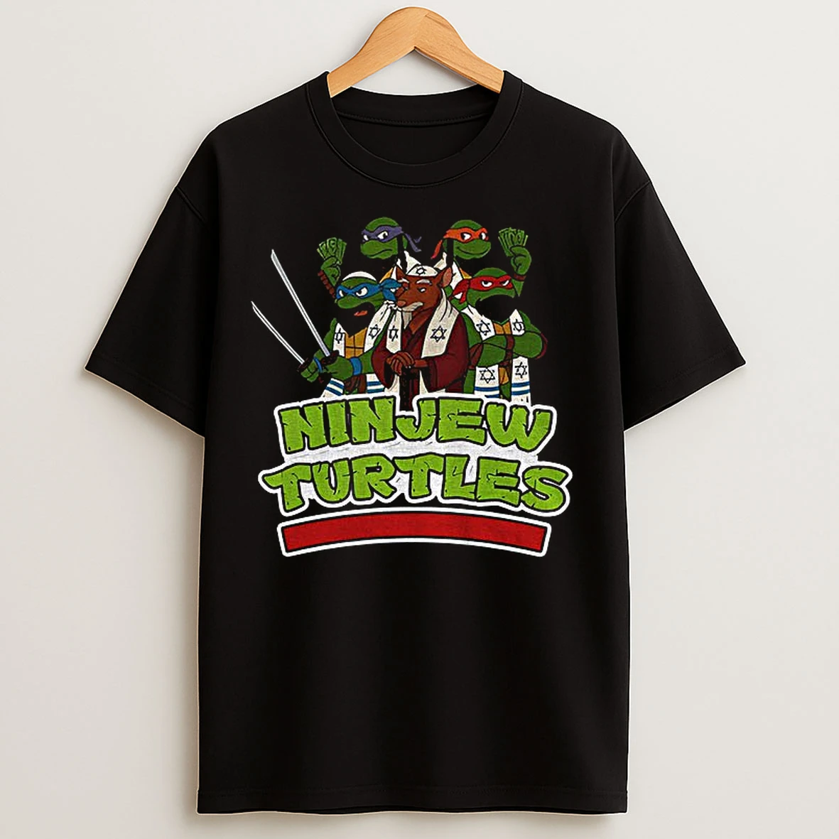 Classic Ninjew Turtles Ninja X Jewish Meme T Shirts