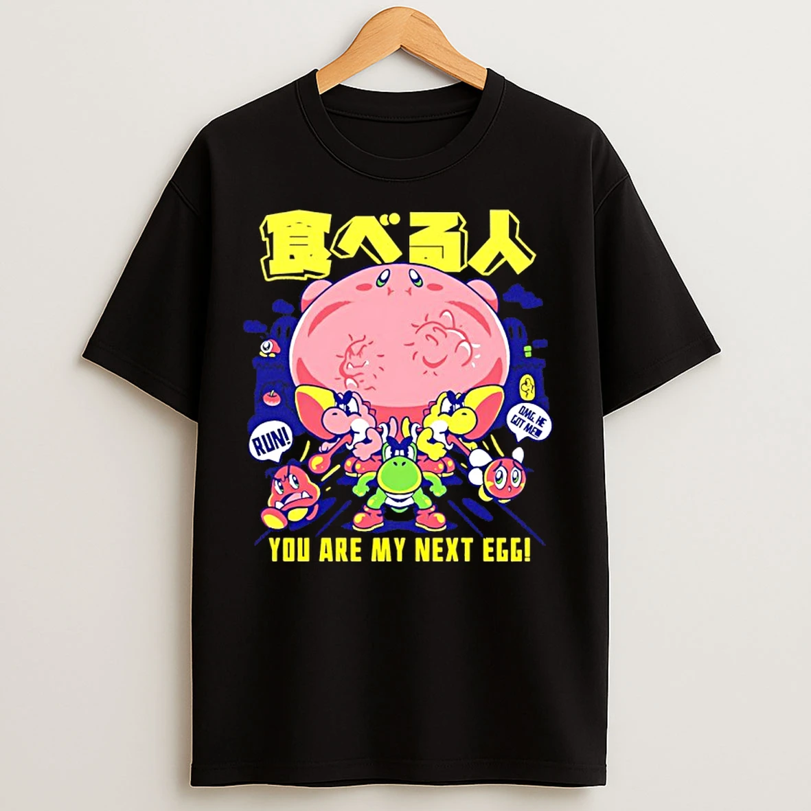 Classic Nintendo Characters You Are My Next Egg Compulsive Eaters T Shirts