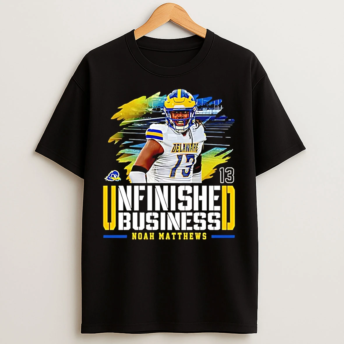 Classic Noah Matthews Delaware Football Unfinished Business T Shirts