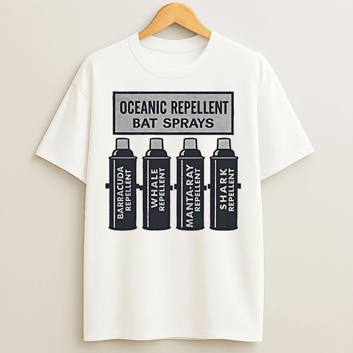 Classic Oceanic Repellent Bat Sprays Vintage T Shirts