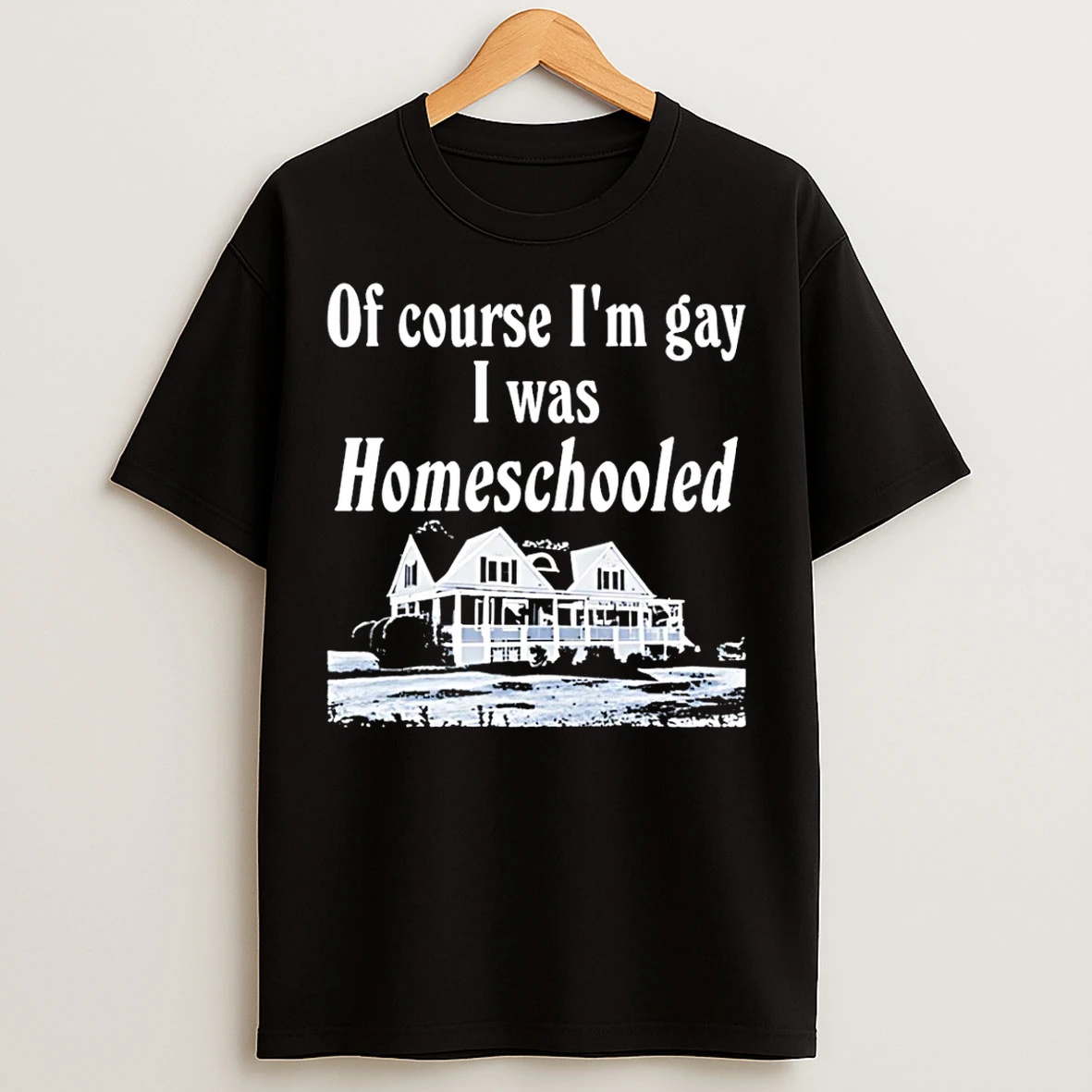 Classic Of Course Im Gay I Was Homeschooled T Shirts