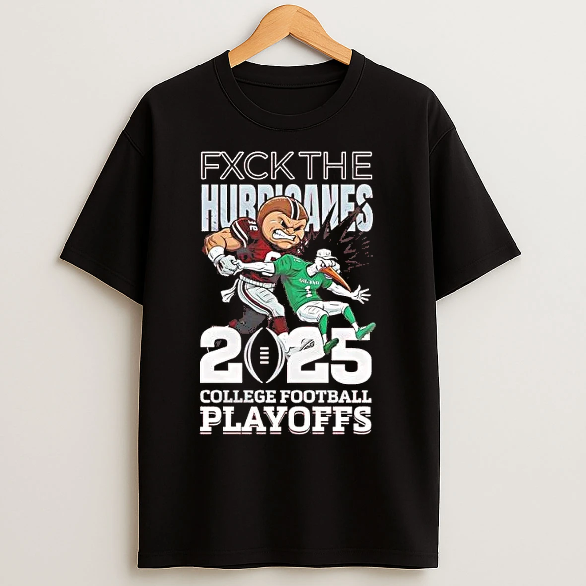 Classic Ohio State Buckeyes Fuck The Hurricanes 2025 Cfp Mascot T Shirts