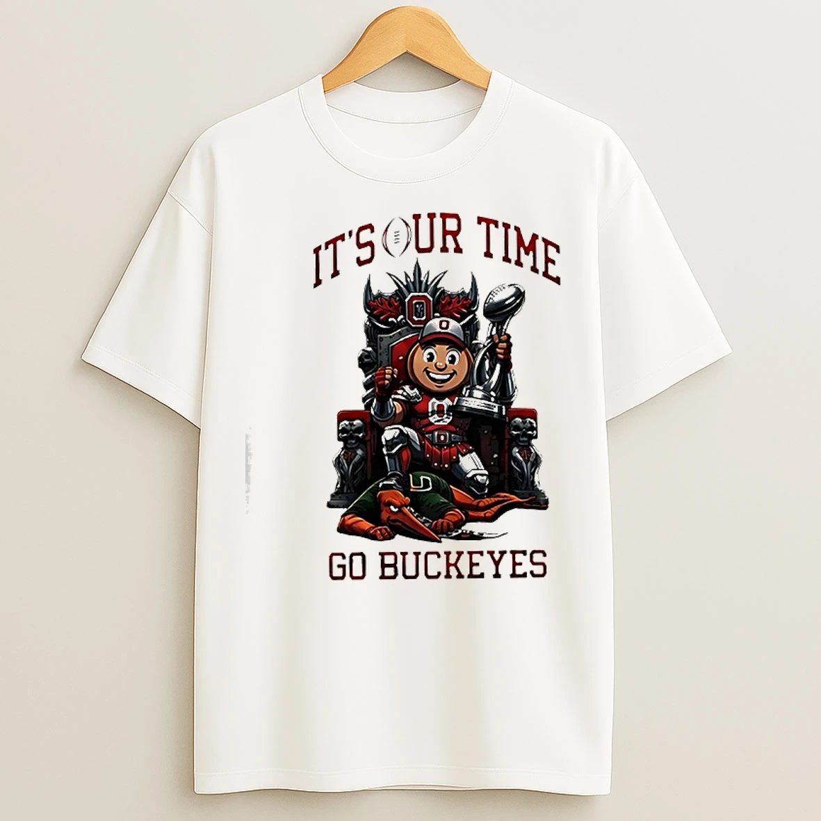 Classic Ohio State Buckeyes Its Our Time Go Buckeyes Beat Miami Hurricanes T Shirts