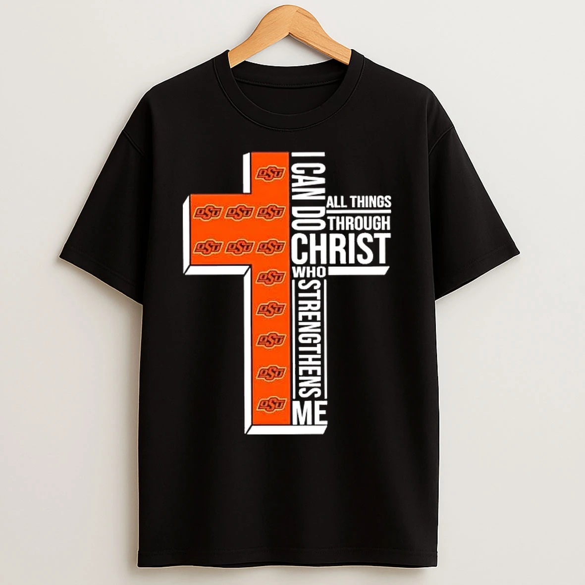 Classic Oklahoma State Cowboys I Can Do All Things Through Christ T Shirts